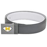 Gray Michigan Wolverines Reversible Leather Belt