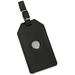 Black Colorado Buffaloes Leather Luggage Tag