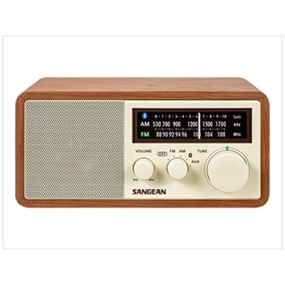 Sangean AM/FM Bluetooth Wooden Cabinet Radio Walnu...