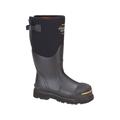 Dryshod Steel-Toe Adjustable Gusset Work Boot Black/Yellow 11 STG-UH-BK-011