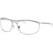 Ray-Ban RB3119M Olympian I Deluxe Sunglasses Silver Photo Grey/Blue Light Filter 62 RB3119M-003-BL-62