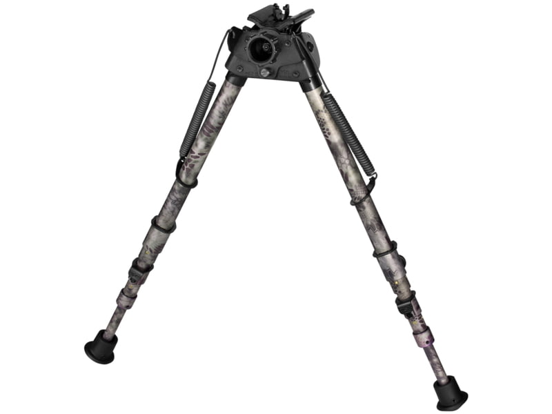 Harris Engineering Highlander Sporting BiPod with Hinged Base 13.5-27 in Kryptek S-25C Camo