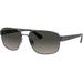 Ray-Ban RB3663 Sunglasses Gunmetal Light Grey Gradient Dark Grey 60 RB3663-004-71-60