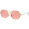 Ray-Ban Octagon RB1972 Sunglasses Arista Photo Pink Mirror Grey 54 RB1972-001-3E-54