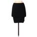 BCBGMAXAZRIA Casual Skirt: Black Solid Bottoms - Women's Size X-Small