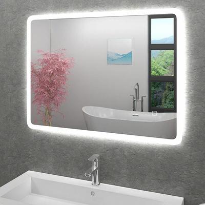 Badspiegel, Badezimmer Spiegel, Leuchtspiegel mit Spiegelheizung 100x70cm LSP02 mit Spiegelheizung Image