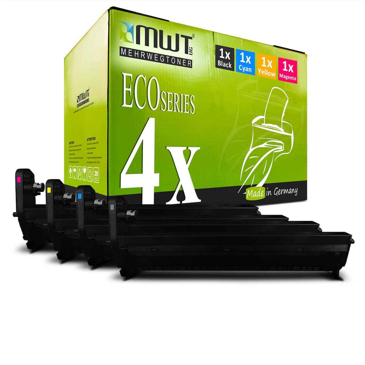 4 Mehrwegtoner kompatible Bildtrommel ersetzt OKI 44318508 44318507 44318506 44318505 Mehrfarbig Image