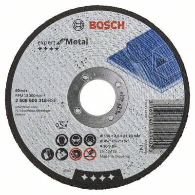 Bosch - Accessories 2608600318 2608600318 Trennscheibe gerade 115 mm 1 St. Stahl