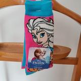 Disney Accessories | 2/$15 Disney Frozen Knee High Socks 5 - 6.5 | Color: Pink/Purple | Size: Osg