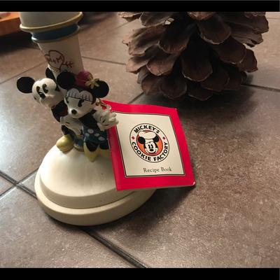 Disney Kitchen | Disney Mickey & Minnie Collectible Ceramic Cookie Stamp Press, Mickey & Co. New | Color: Cream | Size: Os