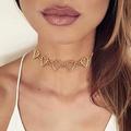 Free People Jewelry | Dainty Choker Love | Color: Gold | Size: Os