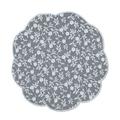 Heritage Lace Jasmine 42" Round Topper, Sky Polyester in Blue | 42 W x 42 D in | Wayfair JM-4200S