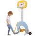 Topbuy Patiojoy 58.5" Outdoor Toddler Basketball Hoop (Ball Included) in Green | 58.5 H x 21 W x 20 D in | Wayfair TOPB003747