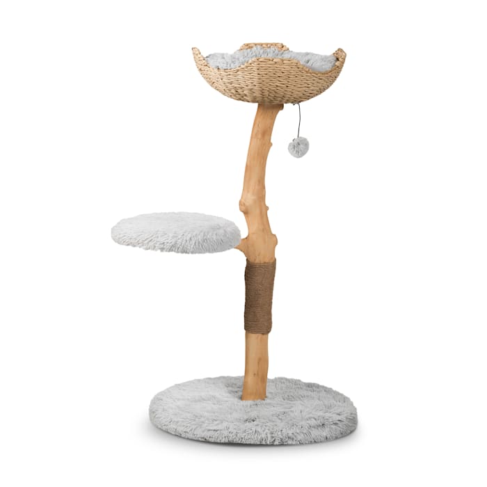 Mau Lifestyle Gray Uni Cat Tree, 43" H