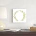 Red Barrel Studio® Wreath Simplicity III by Annie Warren - Wrapped Canvas Painting Canvas | 12 H x 12 W x 1.25 D in | Wayfair