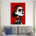 The Holiday Aisle® Dia De Los Muertos I by Omar Escalante - Wrapped Canvas Graphic Art Metal in Blue/Red/Yellow | 48 H x 32 W x 1.25 D in | Wayfair