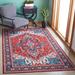 Blue/Red 78 x 0.25 in Area Rug - Langley Street® Sonia Oriental Area Rug in Red/Blue Polyester | 78 W x 0.25 D in | Wayfair