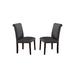 Red Barrel Studio®-Set Of 2 Cushioned Dining Chairs Wood/Upholstered in Gray | Wayfair B5F8C969CF9F4DB9B33B16BA4C25C391