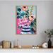 Red Barrel Studio® Sylvie Miss Mabel's Summer Bouquet Framed Canvas By Rachel Christopoulos 23X33 Natural Canvas | 33 H x 23 W x 1.62 D in | Wayfair