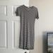 Brandy Melville Dresses | Brandy Melville Stripped T-Shirt Dress | Color: Black/White | Size: S