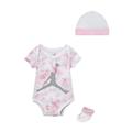 Jordan Tie-Dye Three-Piece Set (Infant) Pink Foam 6-12 Months