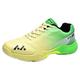 Men's Badminton Tennis Shoes, Indoor Court Training Shoe Wear-Resistant Racketball Squash Volleyball Sneaker Comfort Table Tennis Shoes,Green,10 UK