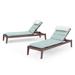 Vaughn 2 Piece Sunbrella Outdoor Patio Chaise Lounges With Cushions