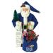 12 inch Kansas Santa - blue