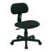 OS Home and Office Furniture Model Student Task Chair in Black Fabric