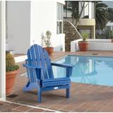 Classic Plastic Outdoor Patio Adirondack Chair - N/A