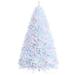 8 Feet White Artificial Christmas Tree with 1636 Iridescent Branch Tips - 8 Feet