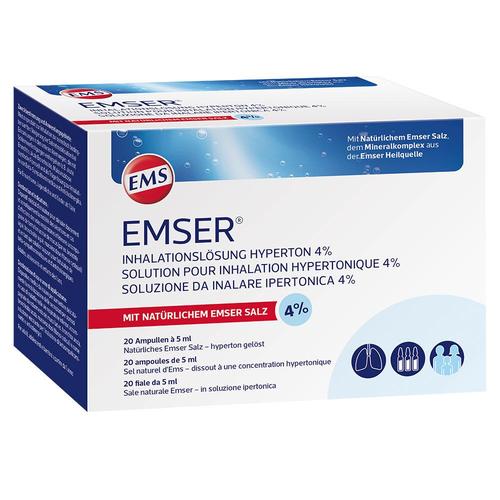 Emser Inhalationslösung hyperton 4% 20x5 ml Inhalationsampullen