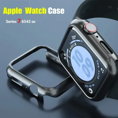 Couvercle pour boîtier Apple Watch 6 se 5 4 3 44mm 40mm 42mm 38mm accessoires protection PC