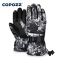 COPOZZ – gants de Ski pour hommes et femmes imperméables chauds pour Snowboard moto équitation