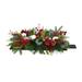 24" Holiday Berries, Pinecones and Eucalyptus Christmas Artificial Arrangement Cutting Board Wall Décor or Table Arrangement