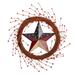 20" Americana Patriotic Star Wreath Red White and Blue