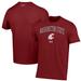 Men's Under Armour Crimson Washington State Cougars Arch Over Performance T-Shirt