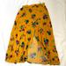 Zara Skirts | Floral Skirt From Zara | Color: Orange | Size: S