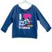 Disney Tops | Disney Minnie Mouse I Love My Boyfriend Boatneck Sweatshirt Women’s L Mickey | Color: Blue/Pink | Size: L
