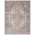 Gray 132 x 0.35 in Indoor Area Rug - Martha Stewart Rugs Oriental Beige/Area Rug | 132 W x 0.35 D in | Wayfair MSR898B-7SQ