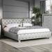 Rosdorf Park Songer Tufted Upholstered Low Profile Platform Bed Metal in Gray | 43.75 H x 80.5 W in | Wayfair E5DBC1DC774B47F3B2CE383E52C871AB