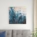 Red Barrel Studio® Going in Blue I by Alonzo Saunders - Wrapped Canvas Painting Canvas | 30 H x 30 W x 1.25 D in | Wayfair