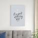Trinx It Is Well w/ My Soul Crop by Becky Thorns - Wrapped Canvas Textual Art Canvas in White | 36 H x 24 W x 1.25 D in | Wayfair