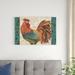 Rosalind Wheeler Rooster_Spice_I_II_III_IVA by Daphne Brissonnet - Wrapped Canvas Graphic Art Canvas in White | 24 H x 36 W x 1.25 D in | Wayfair