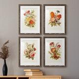 Red Barrel Studio® Antique Floral Bouquet I - 4 Piece Picture Frame Print Set Paper, Wood in Green/Indigo/Pink | 68 H x 20 W in | Wayfair