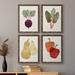 Rosalind Wheeler Organic Veg IX Premium Framed Canvas - Ready To Hang Canvas, Solid Wood in Blue/Green/Indigo | 72 H x 24 W x 1.5 D in | Wayfair