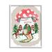 Stupell Industries Season's Greetings Gnome Forest Mushroom House Garden Creature By Kate Eldridge Wood in Brown | 20 H x 16 W x 1.5 D in | Wayfair