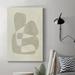 Orren Ellis Soft Shape II Premium Gallery Wrapped Canvas - Ready To Hang Metal in Black/Blue/Green | 60 H x 40 W x 1 D in | Wayfair