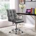 Orren Ellis Rawtenstall Task Chair Upholstered in Gray/Brown | 33.1 H x 21 W x 20 D in | Wayfair 9217276CDB364DDF8D925FCAA293D699