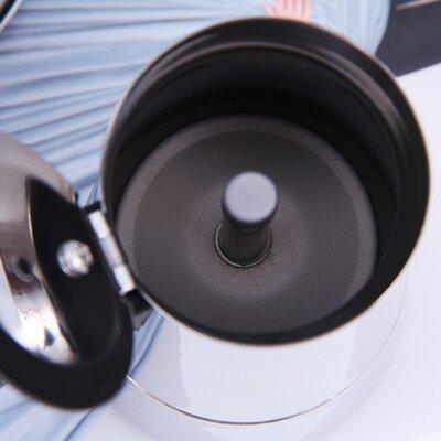 YaoTown 4 Cup Coffee Maker Percolator Plastic/Metal in Black/Gray | 6.9 H x 3.35 W x 4.53 D in | Wayfair ha415